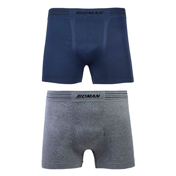 Kit 02 Cuecas Boxer Sem Costura Ma-Mc