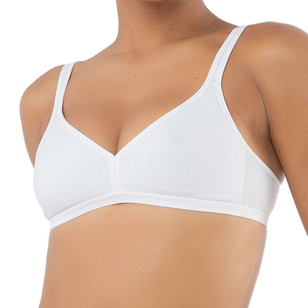 Soutien Em Cotton Sem Bojo E Sem Aro Branco