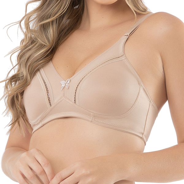 Soutien Alta Sustentação E Detalhe Ponto Crochê Mousse