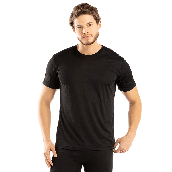 T-Shirt Em Crepe Preto