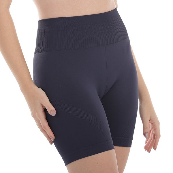 Bermuda Fitness Sem Costura Azul Sky