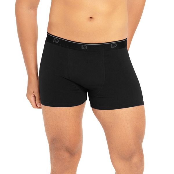 Cueca Boxer Em Cotton Preto