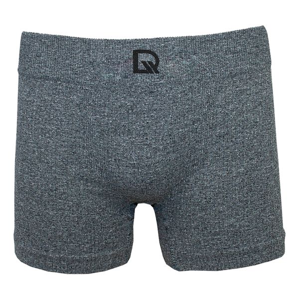 Cueca Boxer Sem Costura Infantil Mescla Escuro