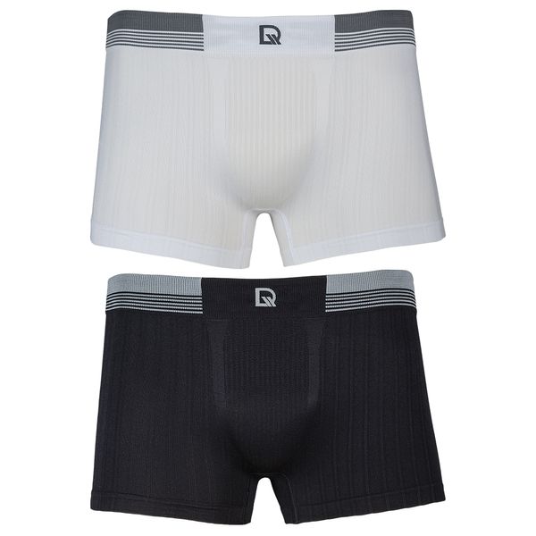 Kit 02 Cuecas Boxer Sem Costura Infantil D1-Bc-Pt