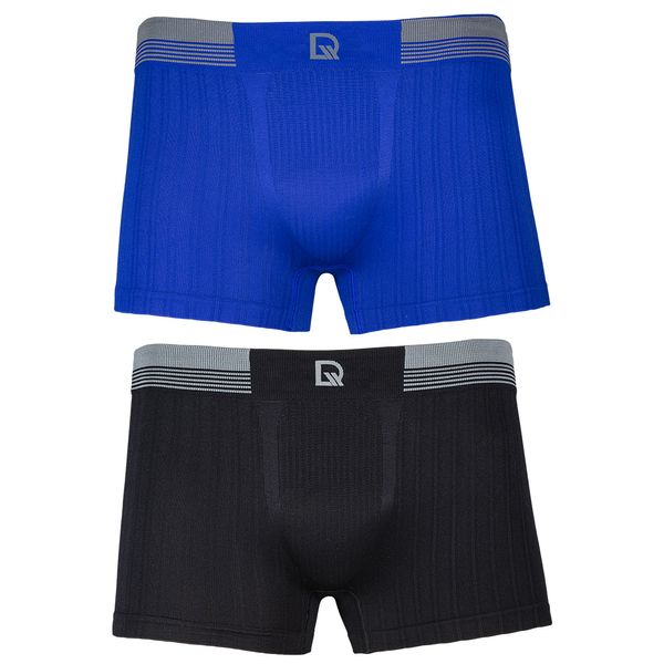 Kit 02 Cuecas Boxer Sem Costura Infantil D3-Bi-Pt
