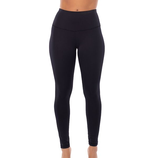 Calça Legging Fitness Em Tecido Lulu Preto