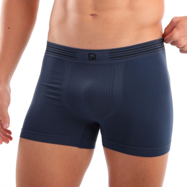 Cueca Boxer Sem Costura Marinho